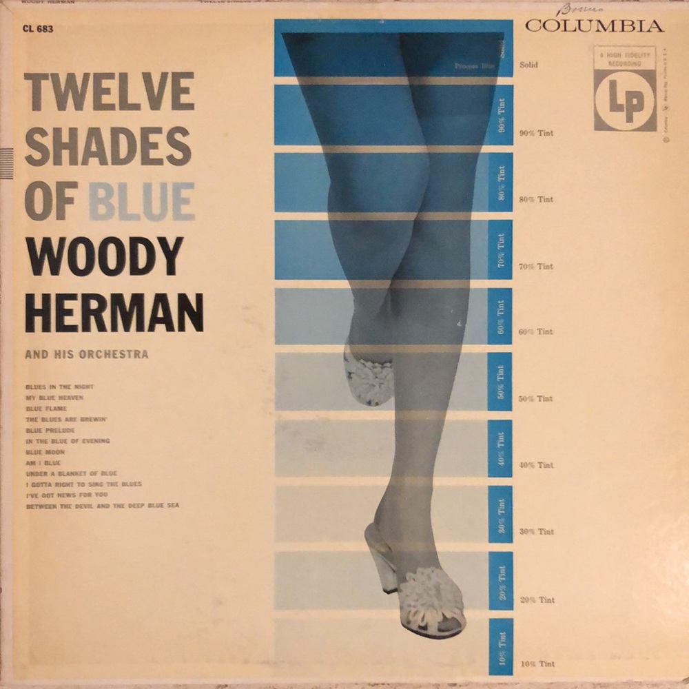 ***Free*** Woody Herman 12 Shades Of Blue Vinyl Lp '55